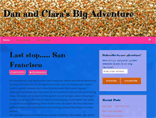 Tablet Screenshot of danandclarasbigadventure.com